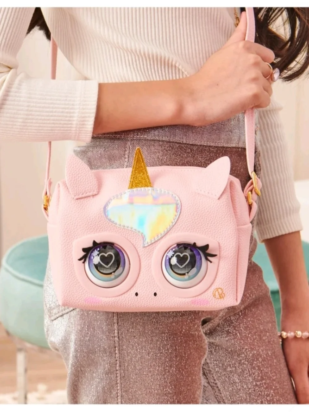 Purse Pet Unicorn Light-Up Pink Purse